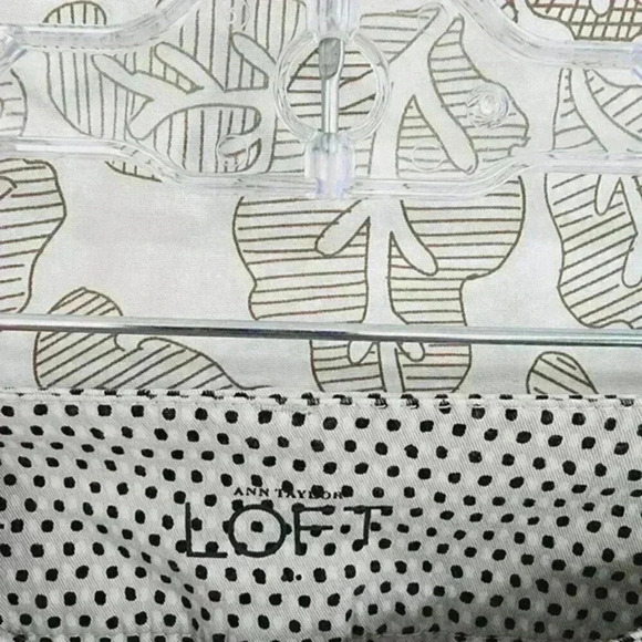 Loft Polka Dot Original Ankle‎ pants Women's Size 6 1743 - Picture 4 of 9